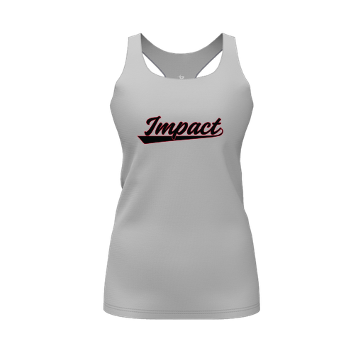 [FT0TRBGY-FYS-LOGO2] Decker Racerback Tank Top (Female Youth S, Gray, Logo 2)
