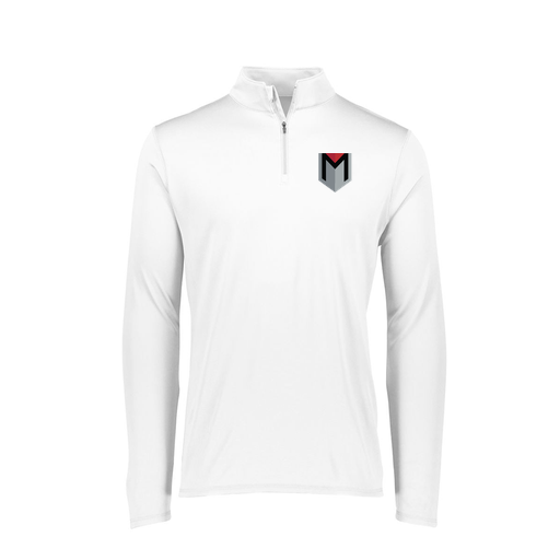 [FTLQFLWH-FAXS-LOGO3] Decker Women's Flex-Lite 1/4 Zip Shirt (Female Adult XS, White, Logo 3)