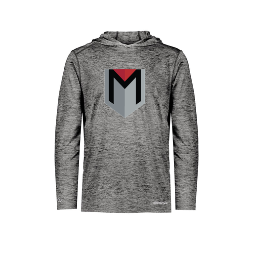 [FOLHCGBK-AS-LOGO3] Decker Men's Charge Hoodie (Adult S, Black, Logo 3)