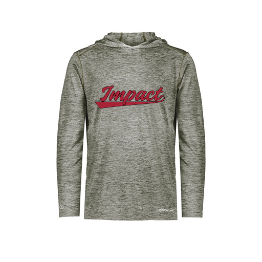 [FOLHCGGY-AS-LOGO1] Decker Men's Charge Hoodie (Adult S, Gray, Logo 1)