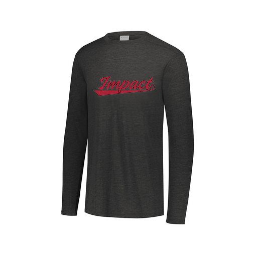 [FTLCUBBK-AXS-LOGO1] Decker Men's Tri-Blend T-Shirt - Long Sleeve (Adult XS, Black, Logo 1)